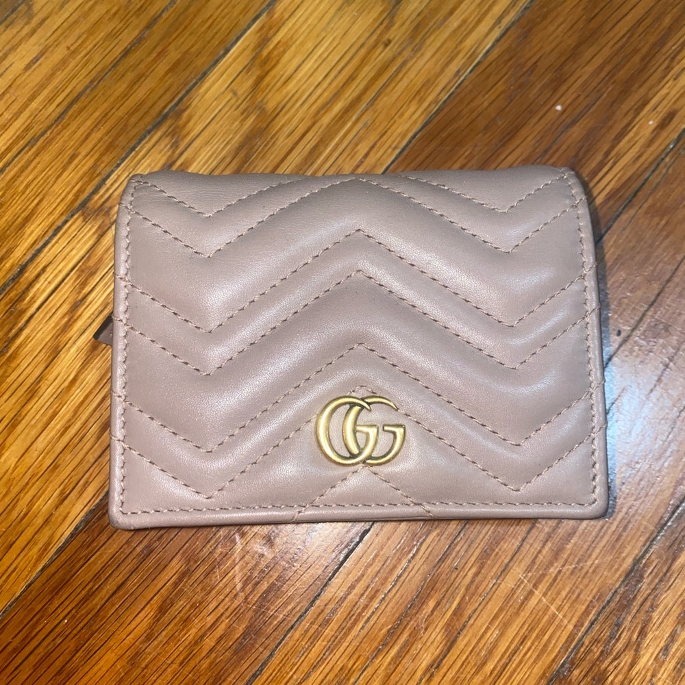 Authentic Gucci Marmont card case wallet